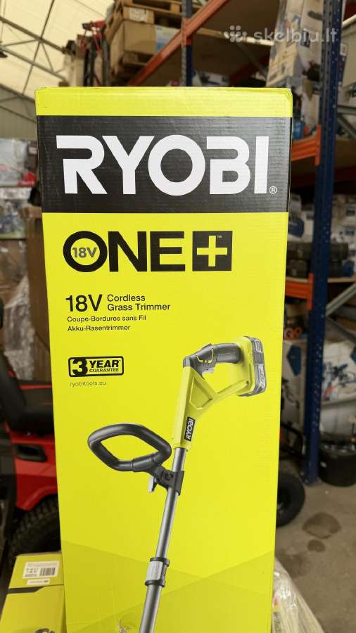 Akumuliatorinis trimeris Ryobi 18v - nuotraukos Nr. 2