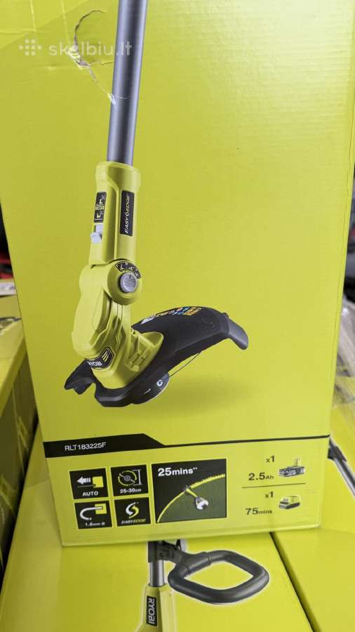 Akumuliatorinis trimeris Ryobi 18v - nuotraukos Nr. 3