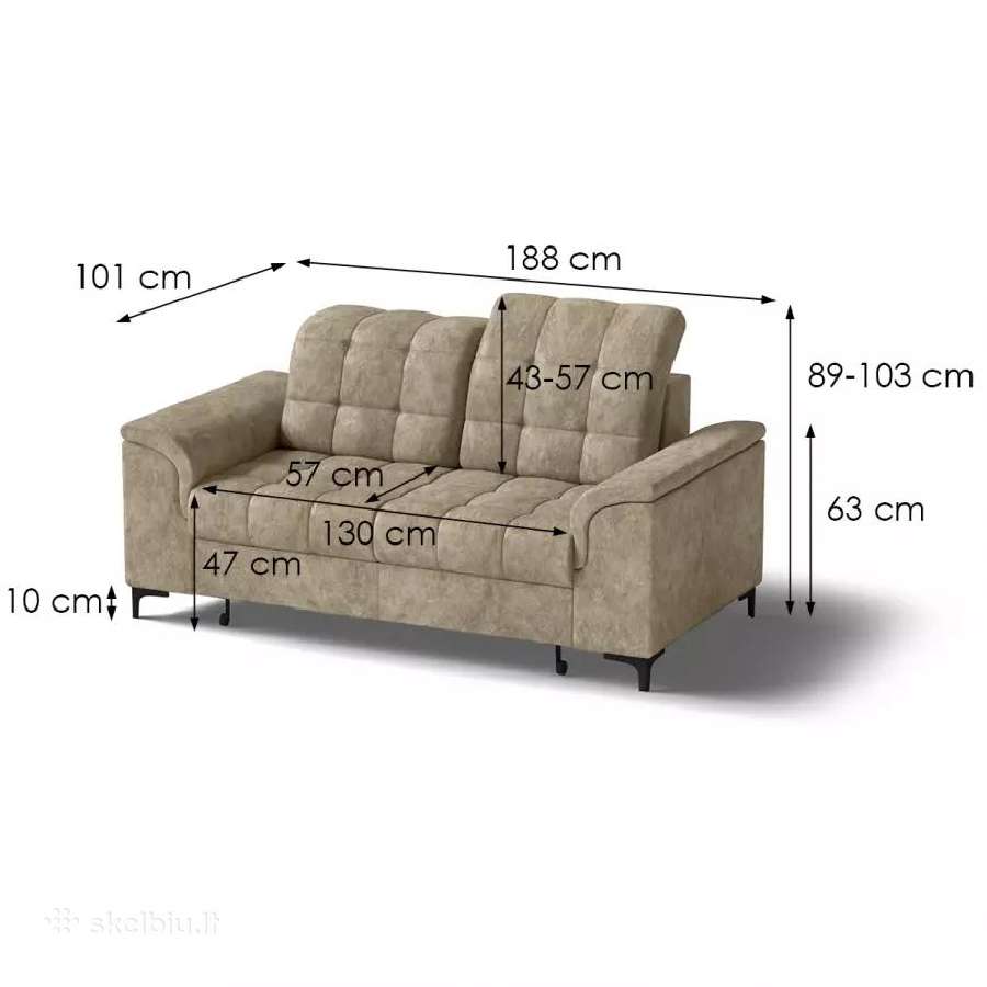 Minkštų baldų komplektas “Napo 3f+2pd+1 - nuotraukos Nr. 12