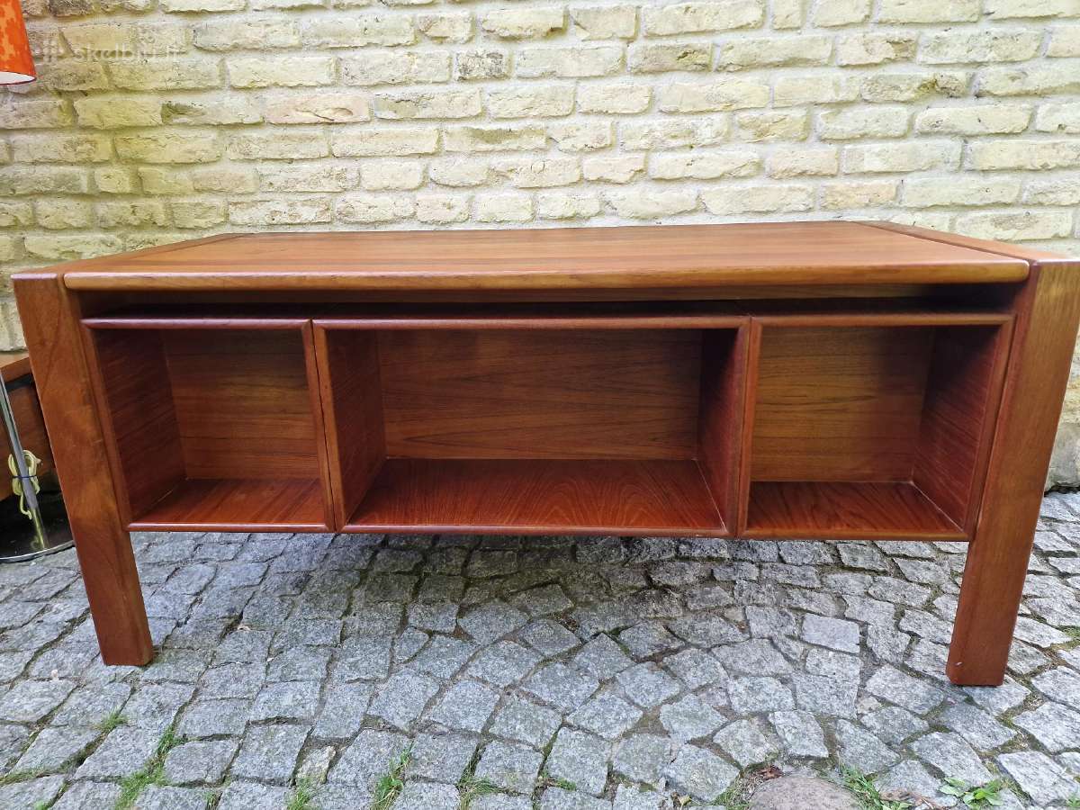 Vintažinis mid century tikmedžio rašomojo stalas - nuotraukos Nr. 33
