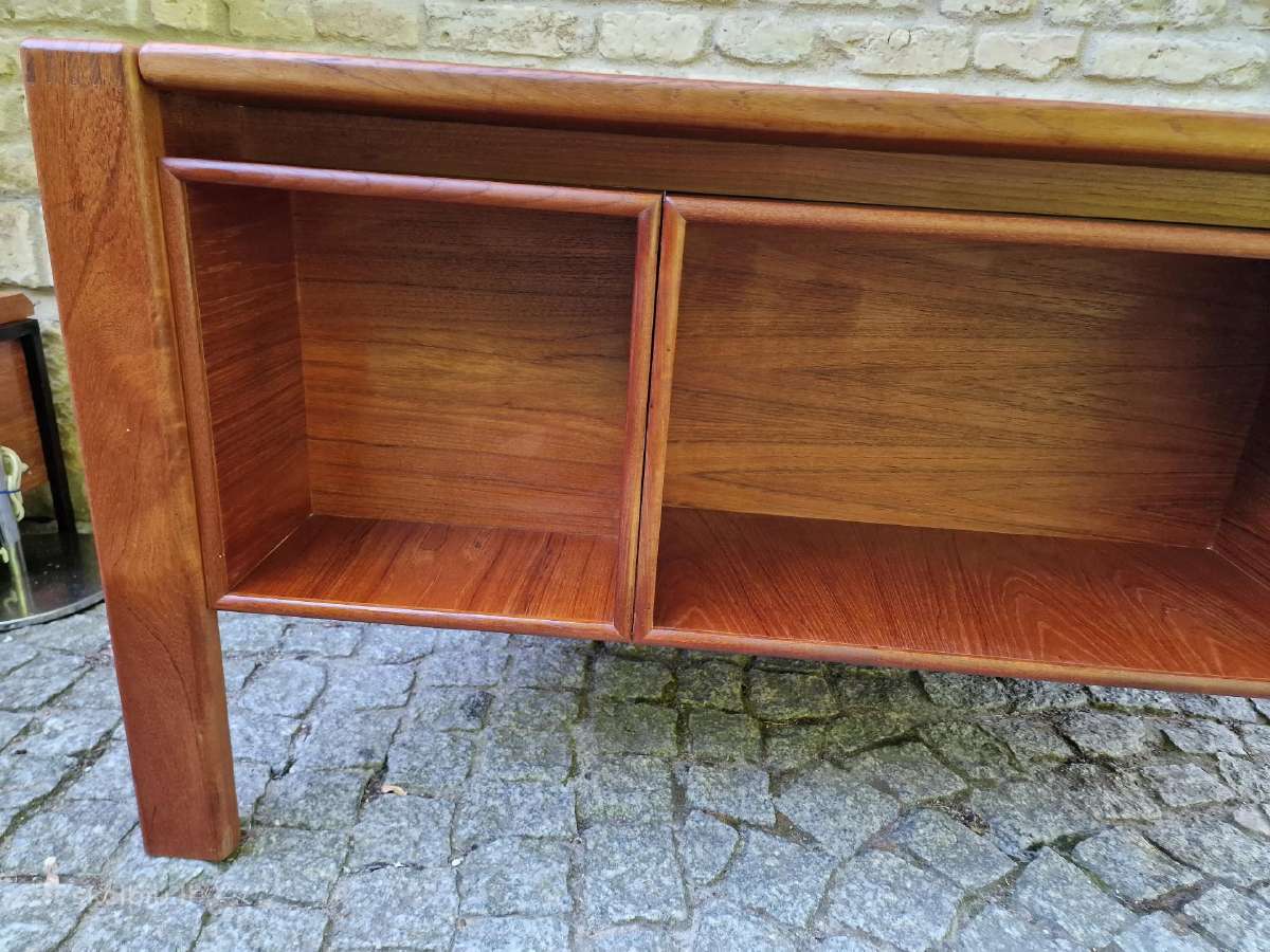 Vintažinis mid century tikmedžio rašomojo stalas - nuotraukos Nr. 35