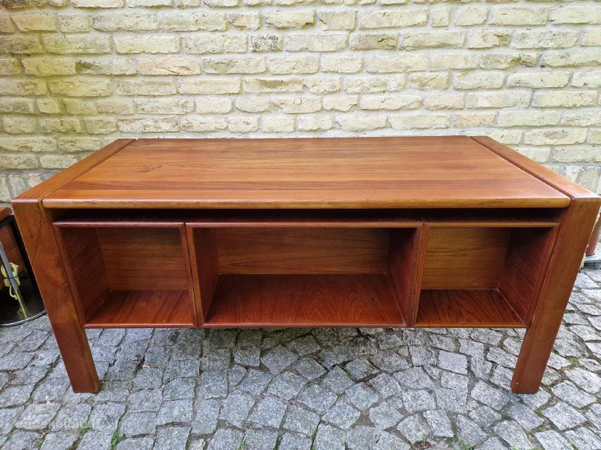 Vintažinis mid century tikmedžio rašomojo stalas - nuotraukos Nr. 38