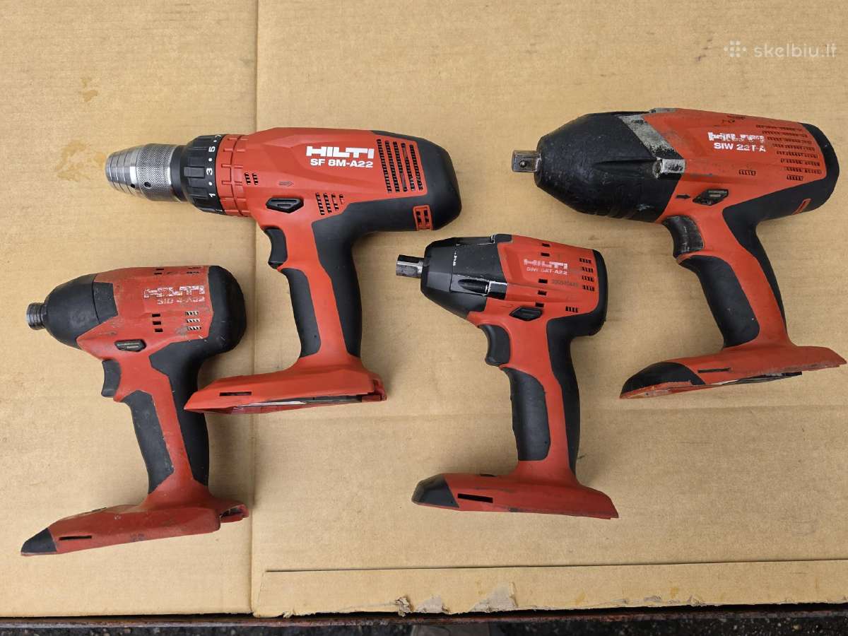 Hilti akumuliatoriniai irankiai - nuotraukos Nr. 12