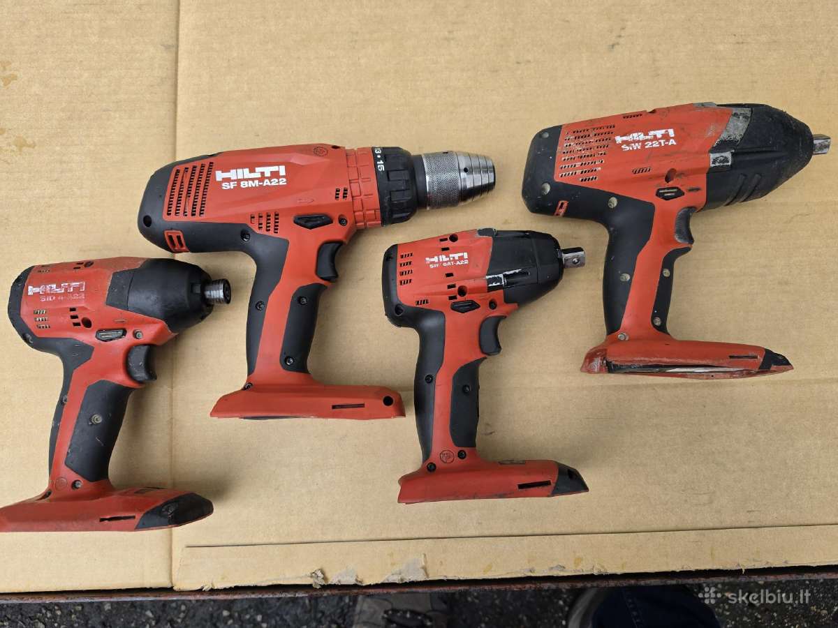 Hilti akumuliatoriniai irankiai - nuotraukos Nr. 13