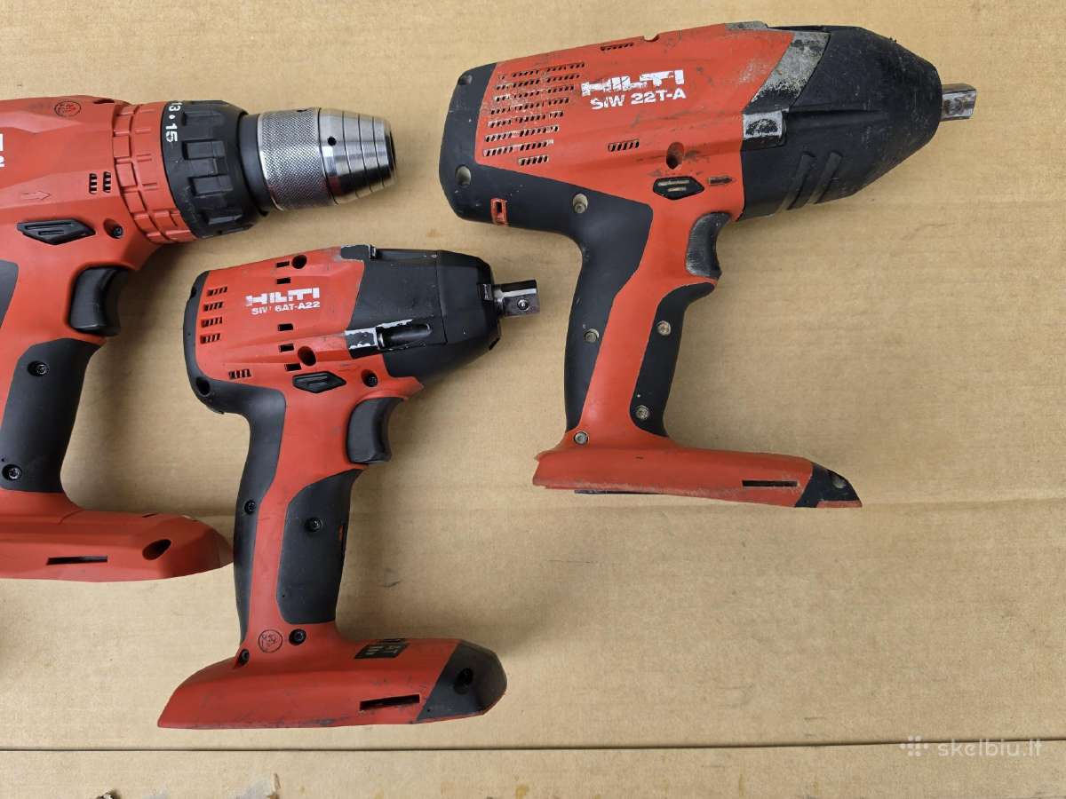 Hilti akumuliatoriniai irankiai - nuotraukos Nr. 14