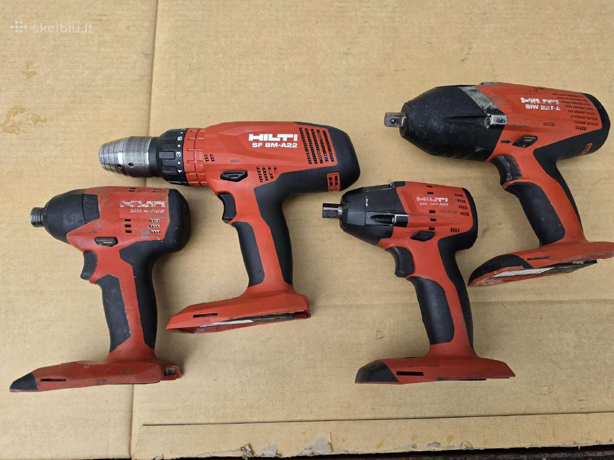 Hilti akumuliatoriniai irankiai - nuotraukos Nr. 11
