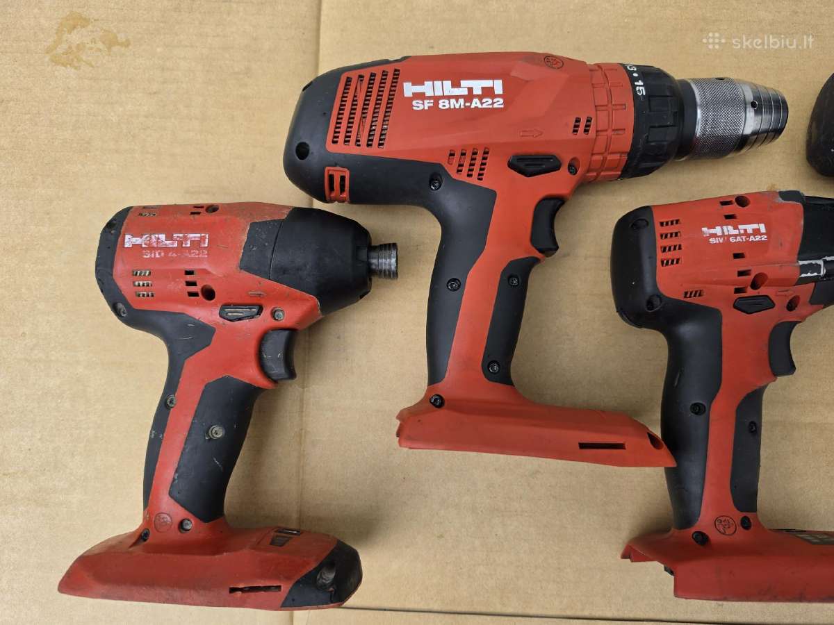 Hilti akumuliatoriniai irankiai - nuotraukos Nr. 15