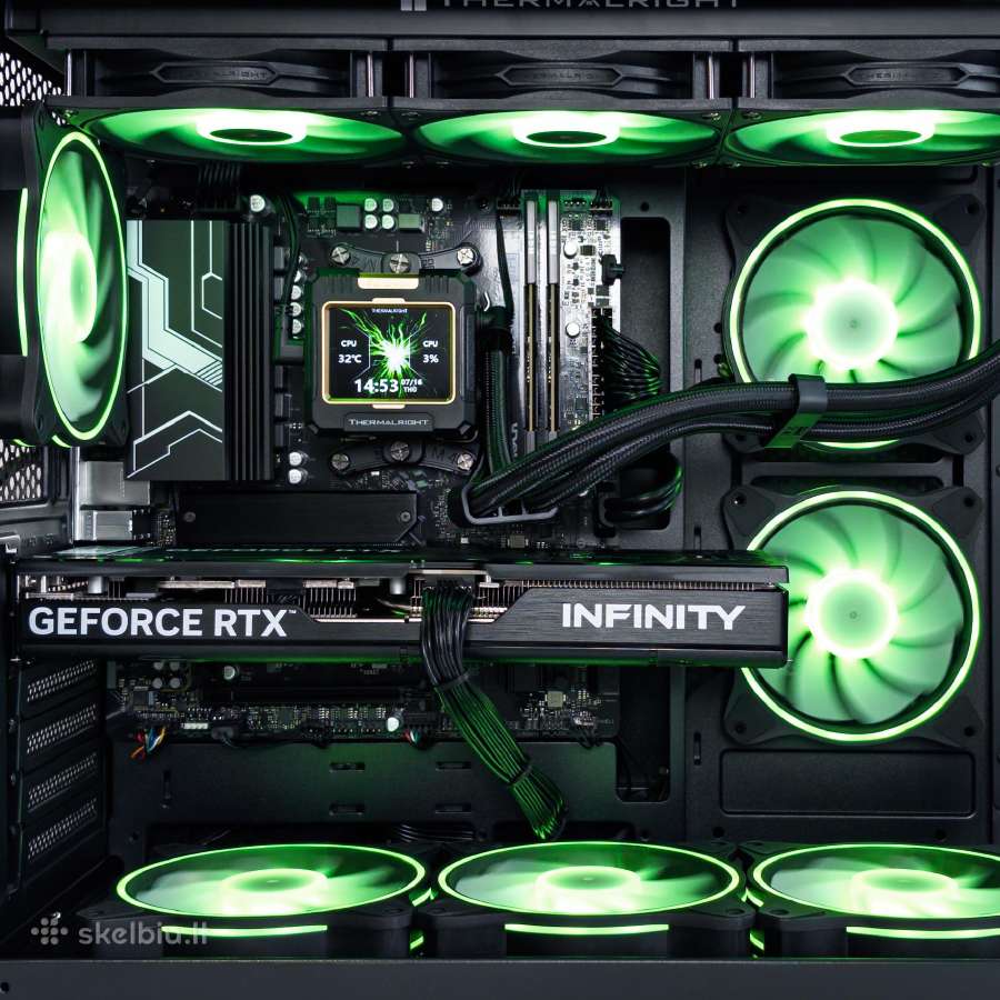 Ryzen 7 7800x3d B850m 32gb 1tb Rtx 5070 12gb - nuotraukos Nr. 2
