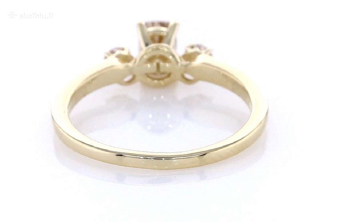 Natūralių deimantų žiedas, 14k auksas, 0,67ct, Igi - nuotraukos Nr. 4