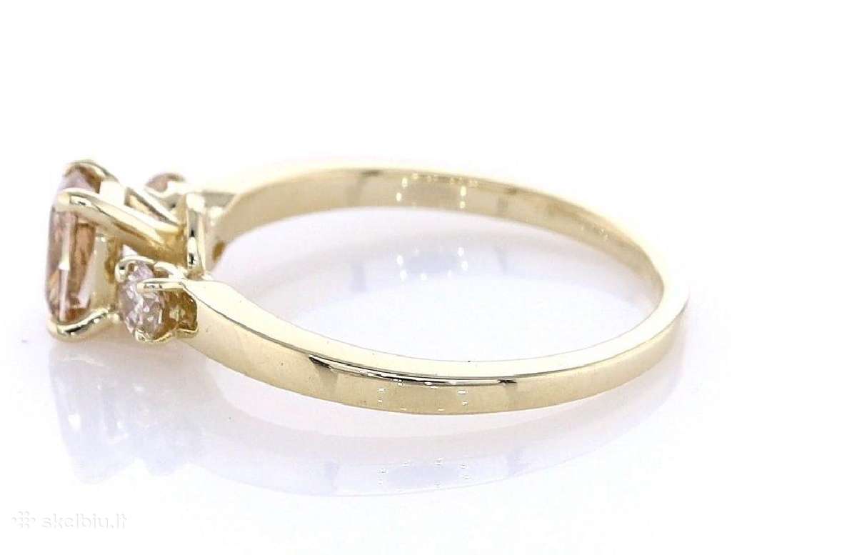 Natūralių deimantų žiedas, 14k auksas, 0,67ct, Igi - nuotraukos Nr. 5