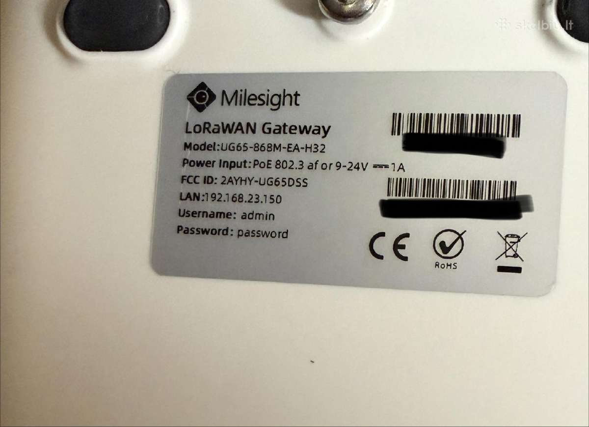 Milesight Ug65 Helium Iot - nuotraukos Nr. 5