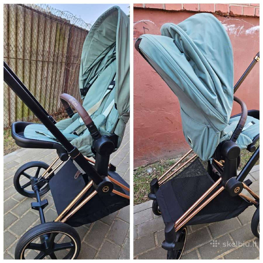 Cybex Priam V4 komplektas 2in1 rose gold - nuotraukos Nr. 2