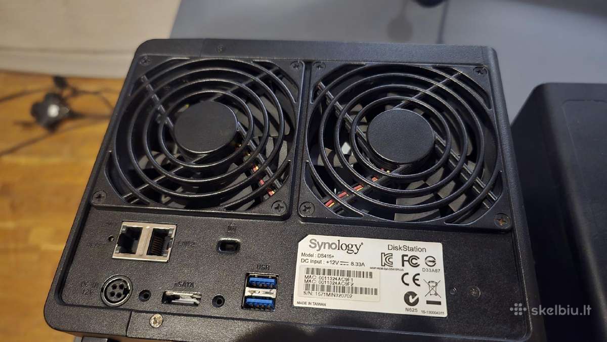 Nas Synology 4+5 diskų - nuotraukos Nr. 4