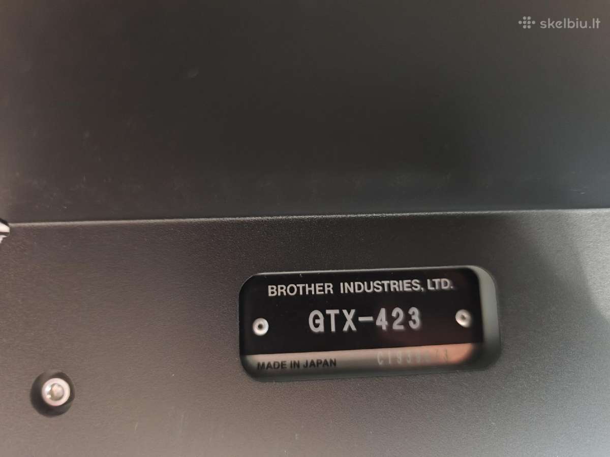 Brother Gtx Pro Dtg spausdintuvas tik 9 813 atsp - nuotraukos Nr. 4