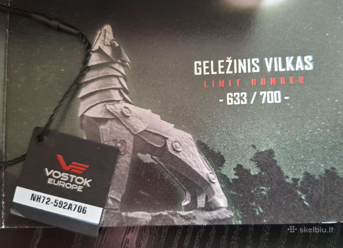 Vostok Europe "Geležinis Vilkas" Limited edition - nuotraukos Nr. 4