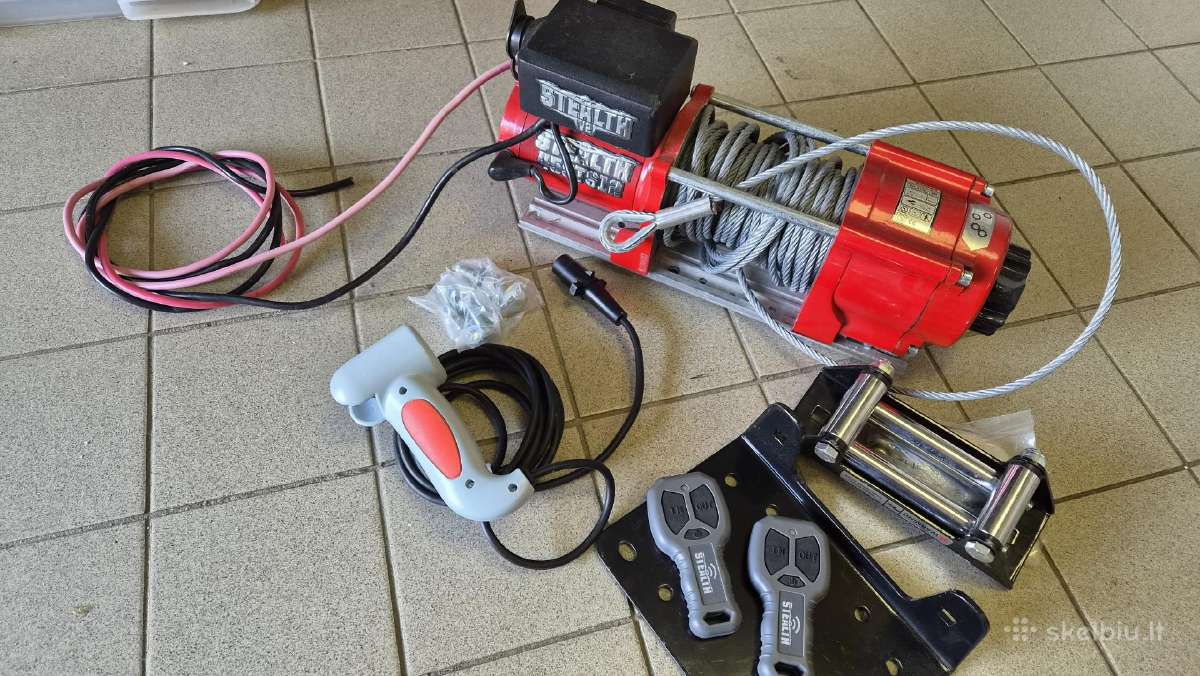 12v voltu el. gervė 4x4, tralui - nuotraukos Nr. 2