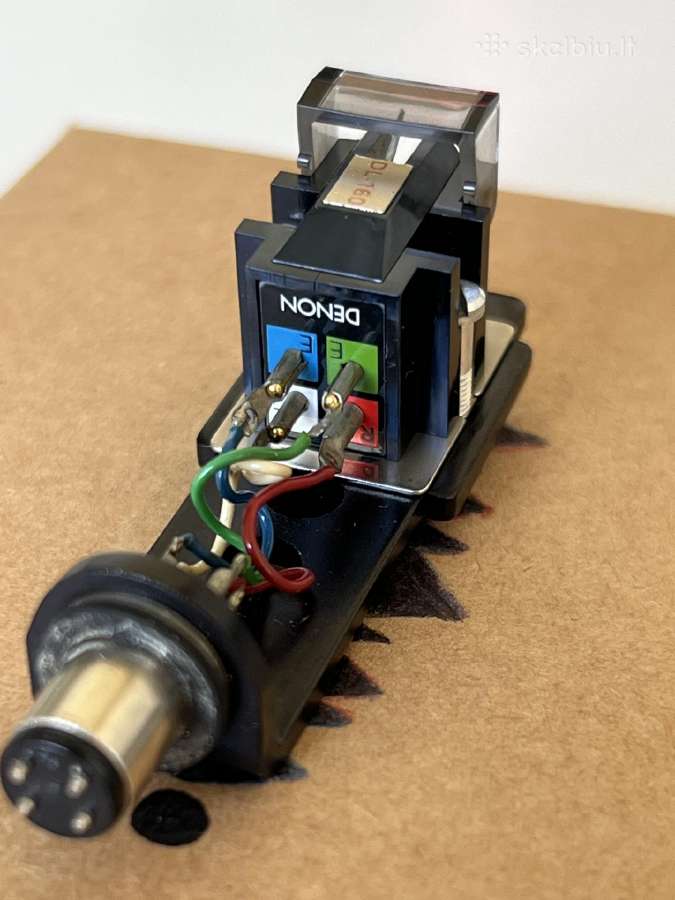 Patefono galvutė Denon Dl-160 Mc su laikikliu - nuotraukos Nr. 2