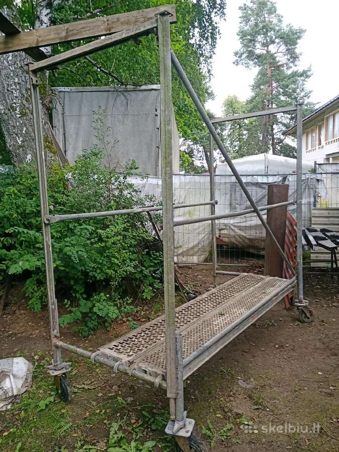 Cinkuoti pastoliai 2,50 ilgio su ratukais - nuotraukos Nr. 3