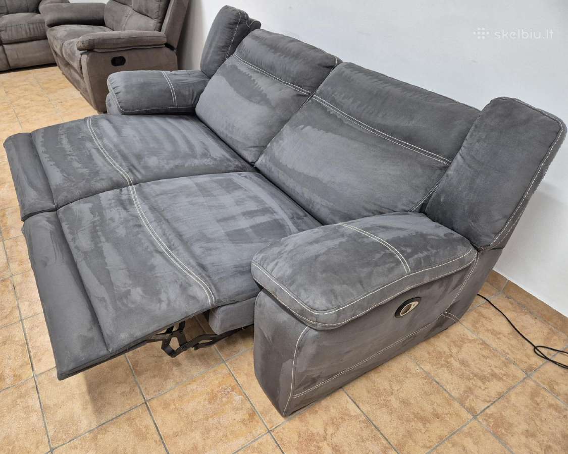 Vokiška sofa su el. relax funkcija - nuotraukos Nr. 4