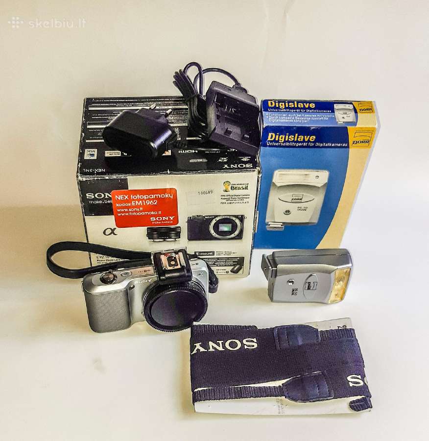 Sony Alpha Nex-3 - kaina paskutinė-80 eurų - nuotraukos Nr. 5