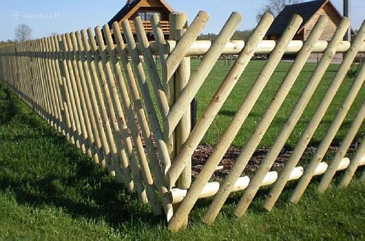 Kuolai tekinti mediniai, impregnuoti 3-4kl - nuotraukos Nr. 11