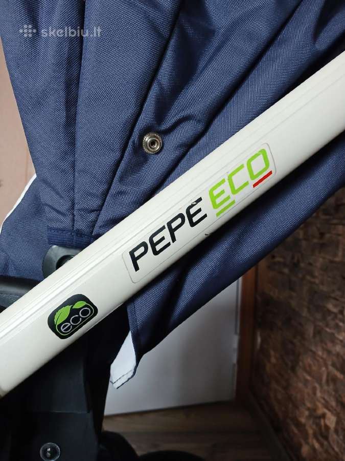 Geros būklės vaikų vežimėlis Pepe Eco -Parduota - nuotraukos Nr. 5