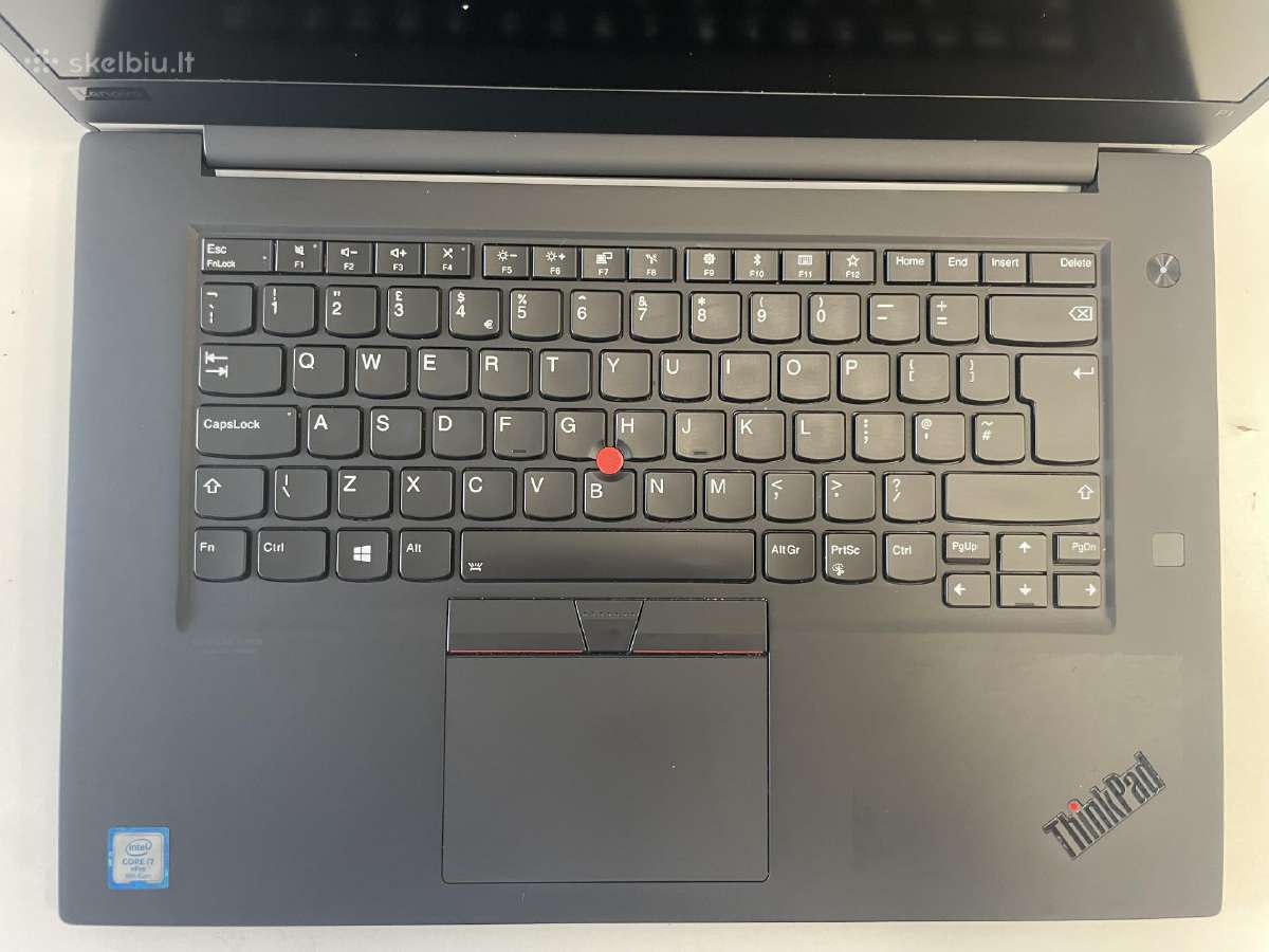 Lenovo Thinkpad P1 Gen2 i7-9850h 32gb RAM 1tb SSD - nuotraukos Nr. 5
