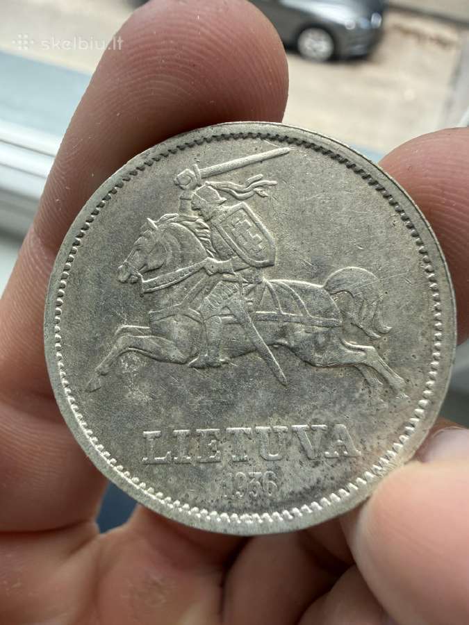 1936 m. 10 litų Vytautas - nuotraukos Nr. 3