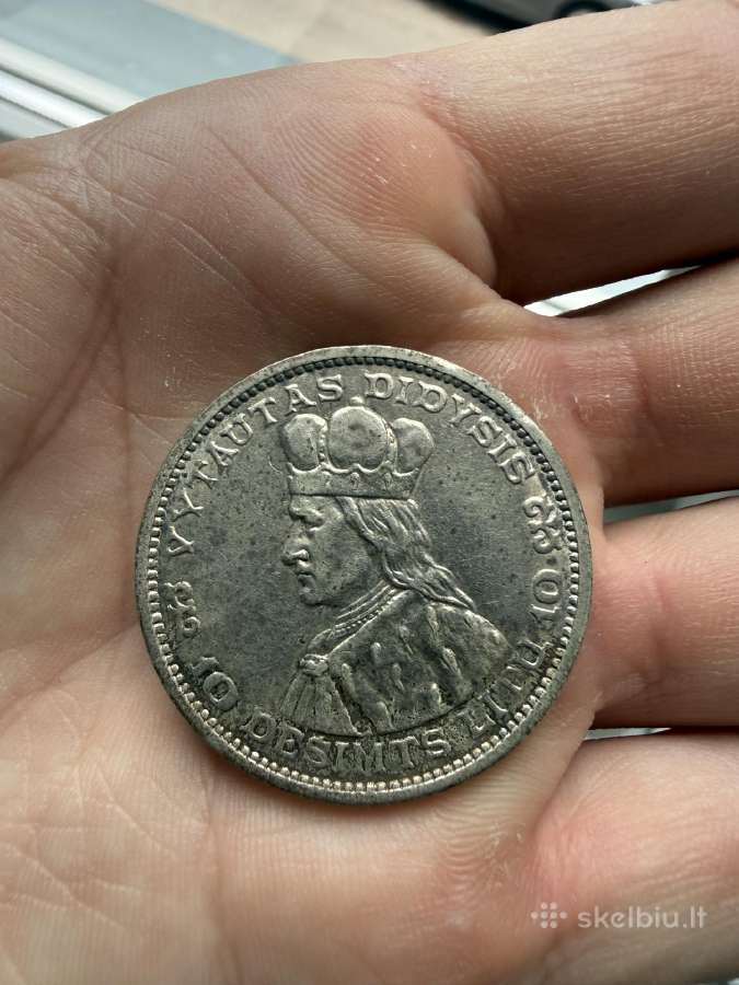 1936 m. 10 litų Vytautas - nuotraukos Nr. 5