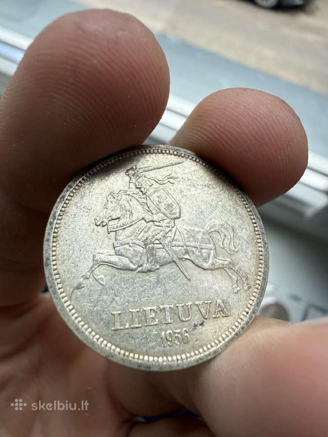1936 m. 5 litai Basanavičius - nuotraukos Nr. 3