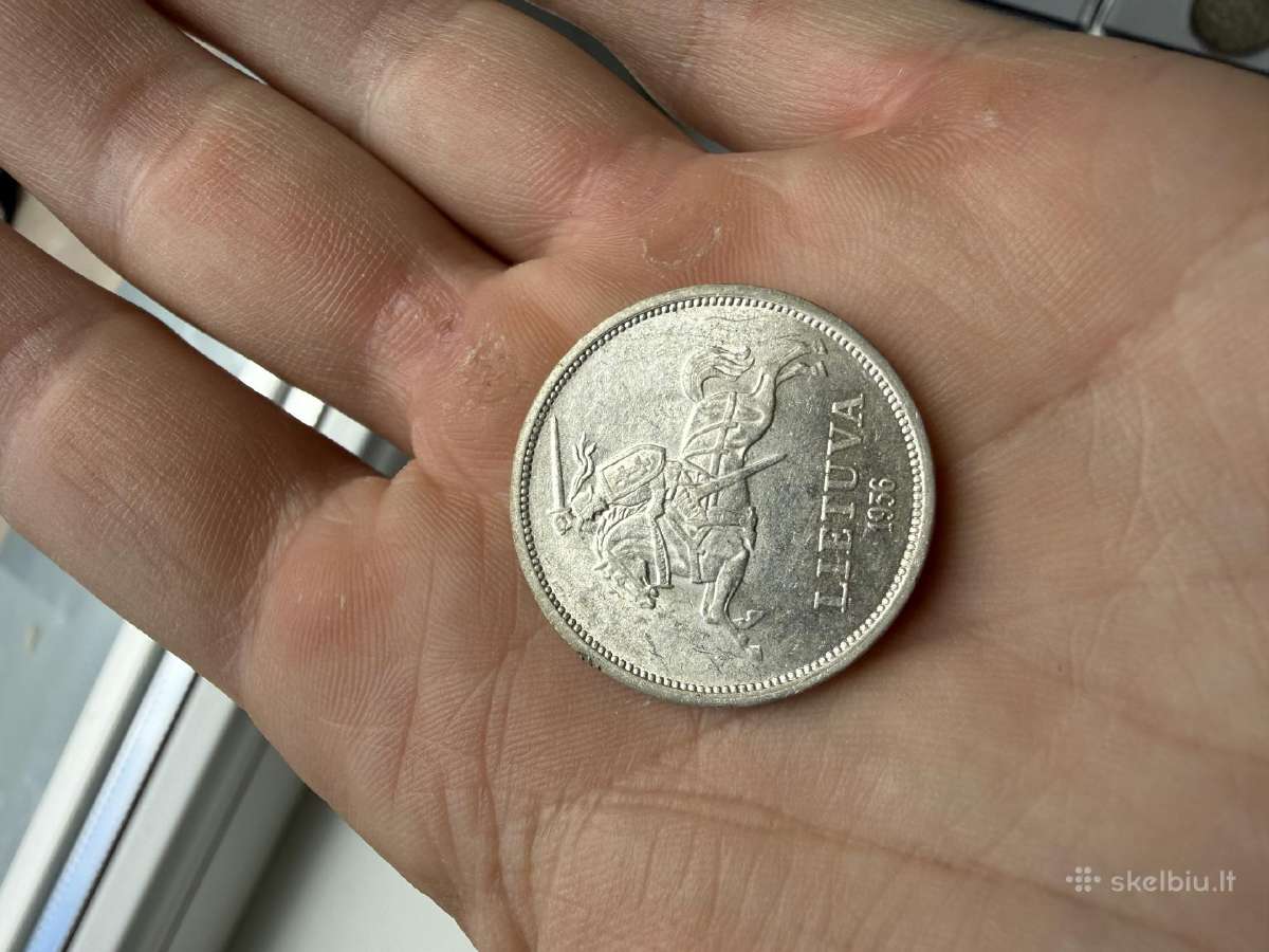 1936 m. 5 litai Basanavičius - nuotraukos Nr. 6