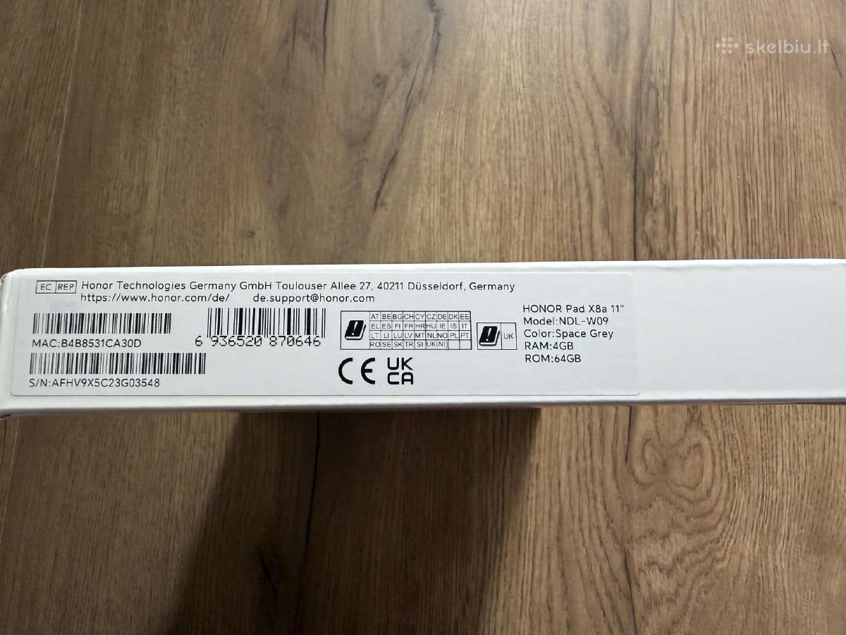 Huawei Planšetė Honor Pad X8a 4gb 64gb, Nauja - nuotraukos Nr. 3