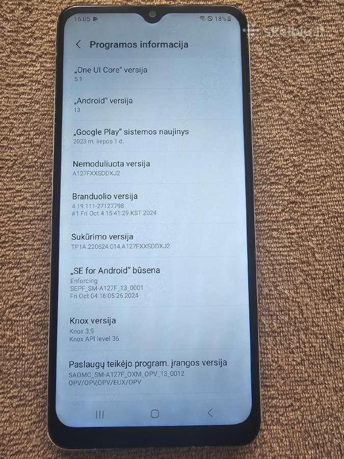 Samsung A12 64gb - nuotraukos Nr. 7