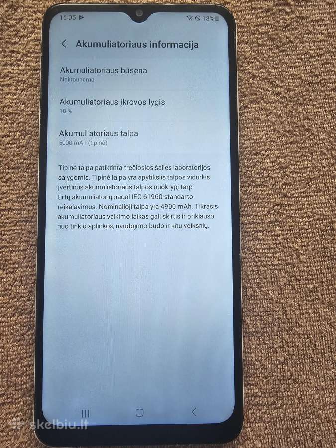 Samsung A12 64gb - nuotraukos Nr. 8