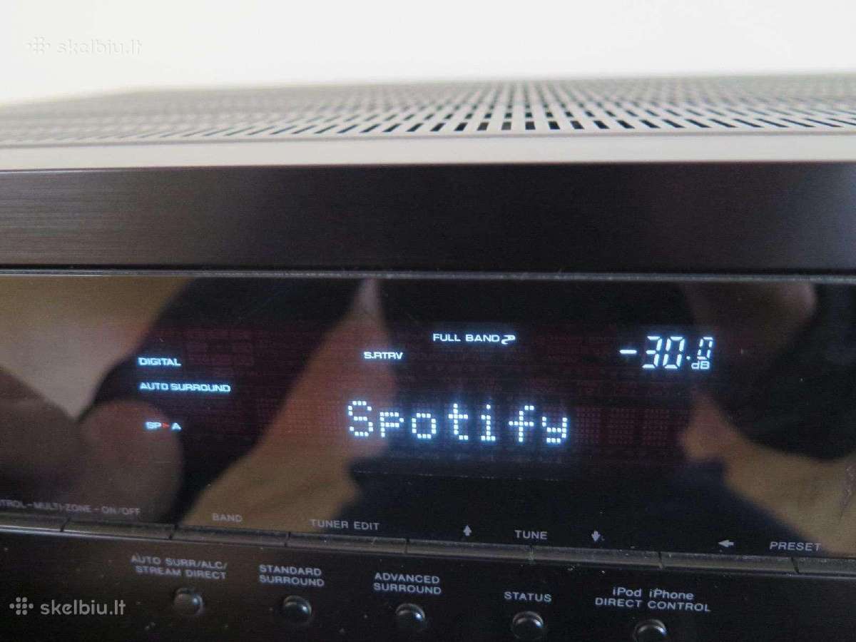 Pioneer vsx-930 Wi-fi Bluetooth 4k Atmos Resyveris - nuotraukos Nr. 2