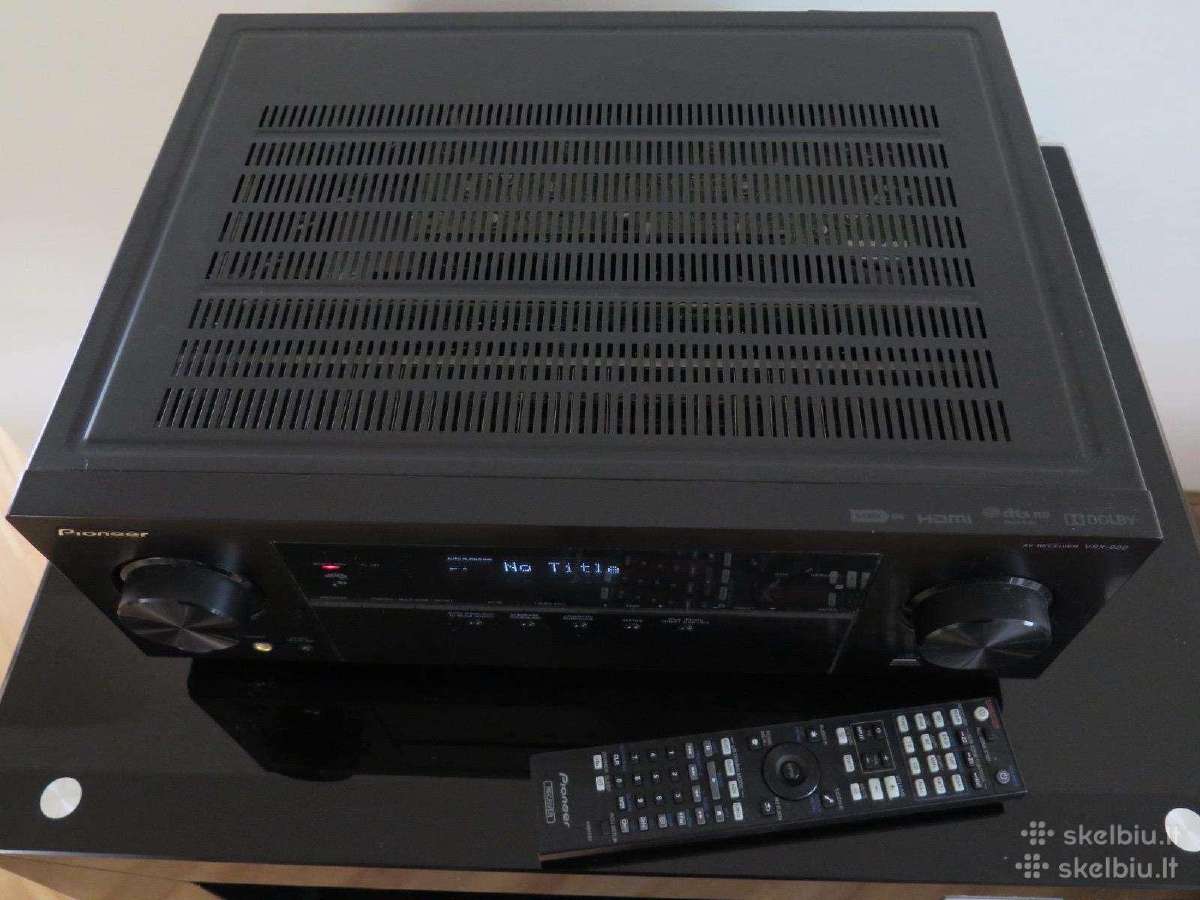 Pioneer vsx-930 Wi-fi Bluetooth 4k Atmos Resyveris - nuotraukos Nr. 5