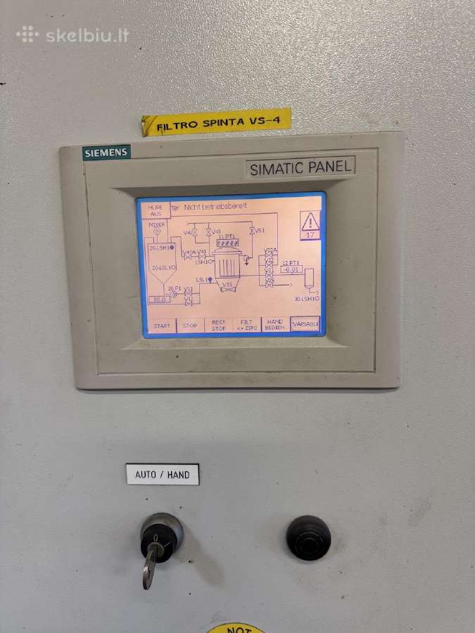 Ama filtras Nv1200-30/1500 su valdymo spinta - nuotraukos Nr. 4