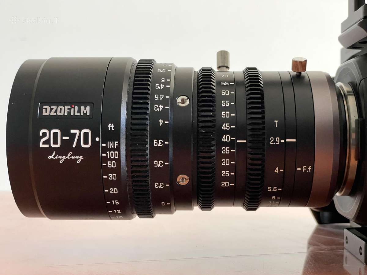 Blackmagic Pocket Cinema Camera 4k + Dzo Linglung - nuotraukos Nr. 5