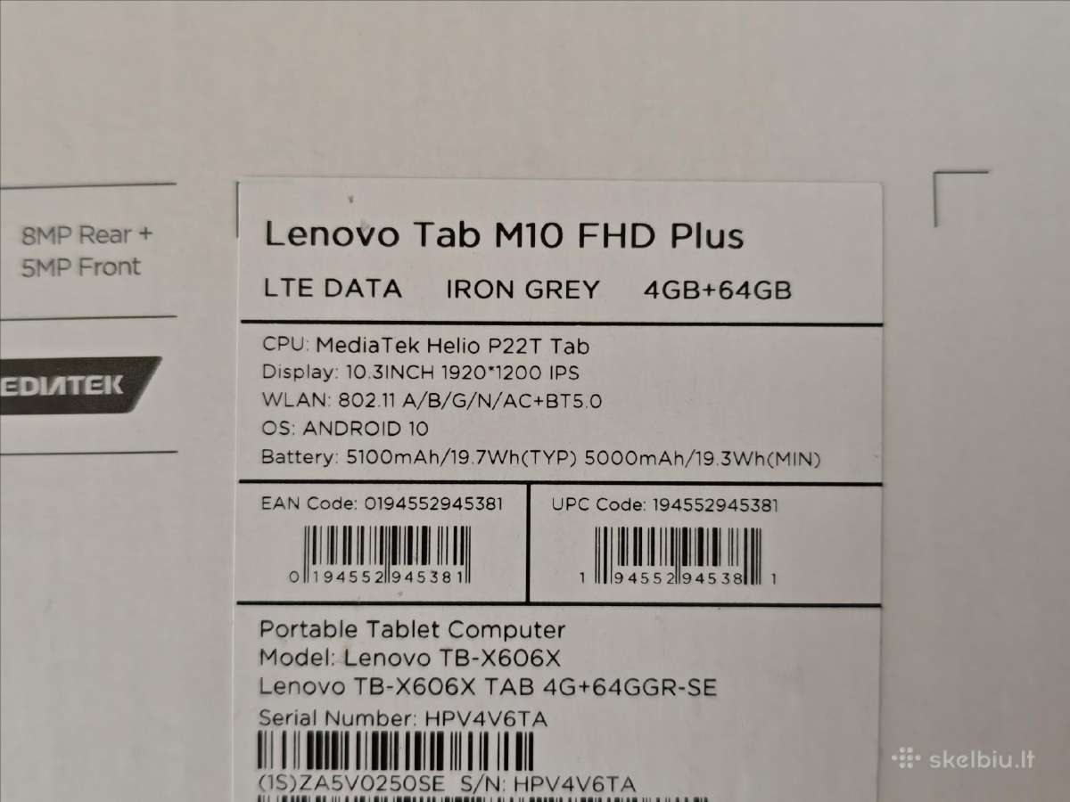 Lenovo Tab M10 Plus - nuotraukos Nr. 3