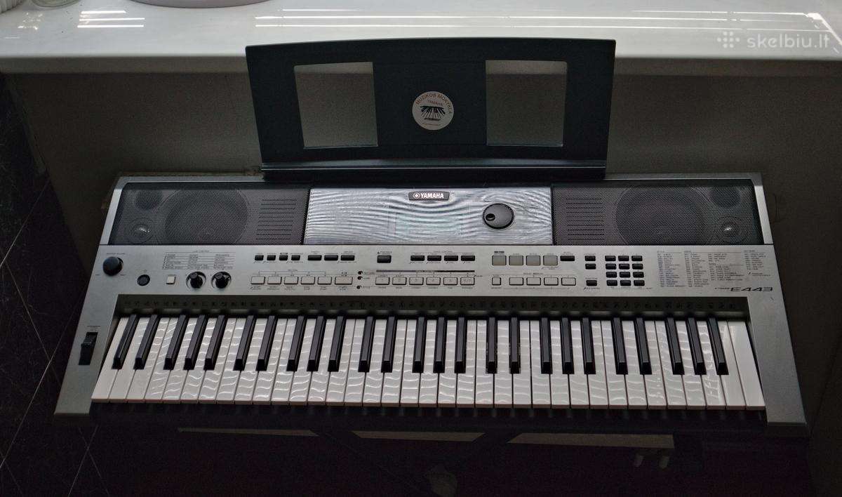 Yamaha Psr-e443 sintezatorius + stovas, apdangalas - nuotraukos Nr. 3