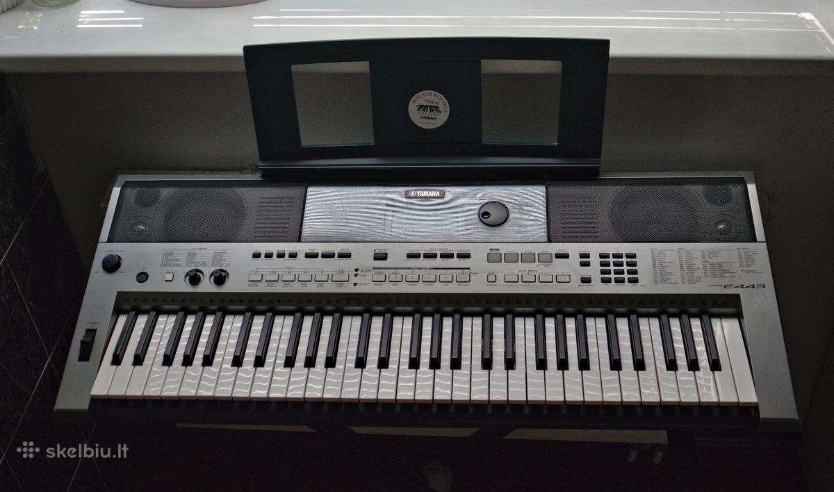 Yamaha Psr-e443 sintezatorius + stovas, apdangalas - nuotraukos Nr. 4