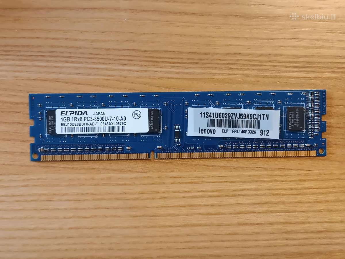 Ddr3 kompiuterio atmintis RAM - nuotraukos Nr. 2