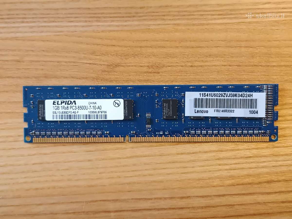 Ddr3 kompiuterio atmintis RAM - nuotraukos Nr. 3