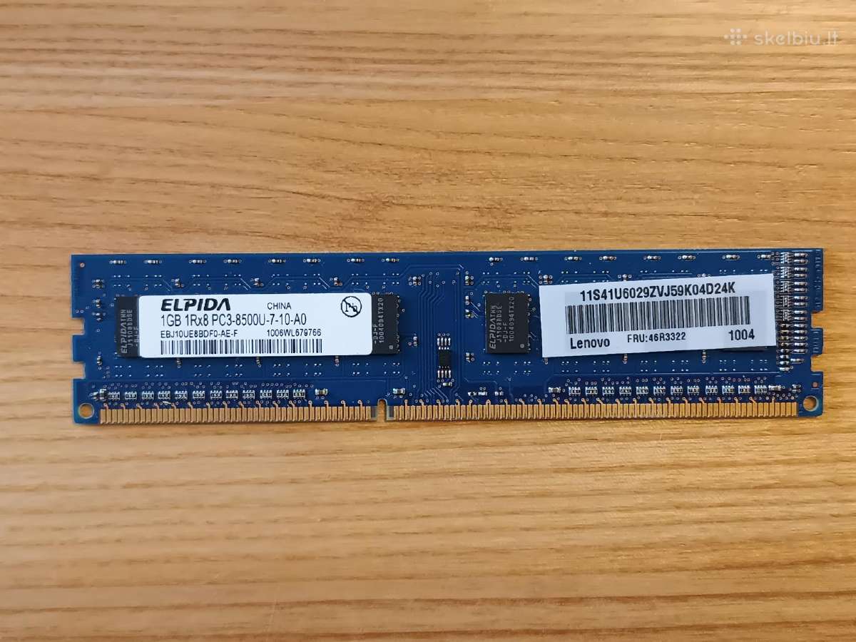 Ddr3 kompiuterio atmintis RAM - nuotraukos Nr. 4
