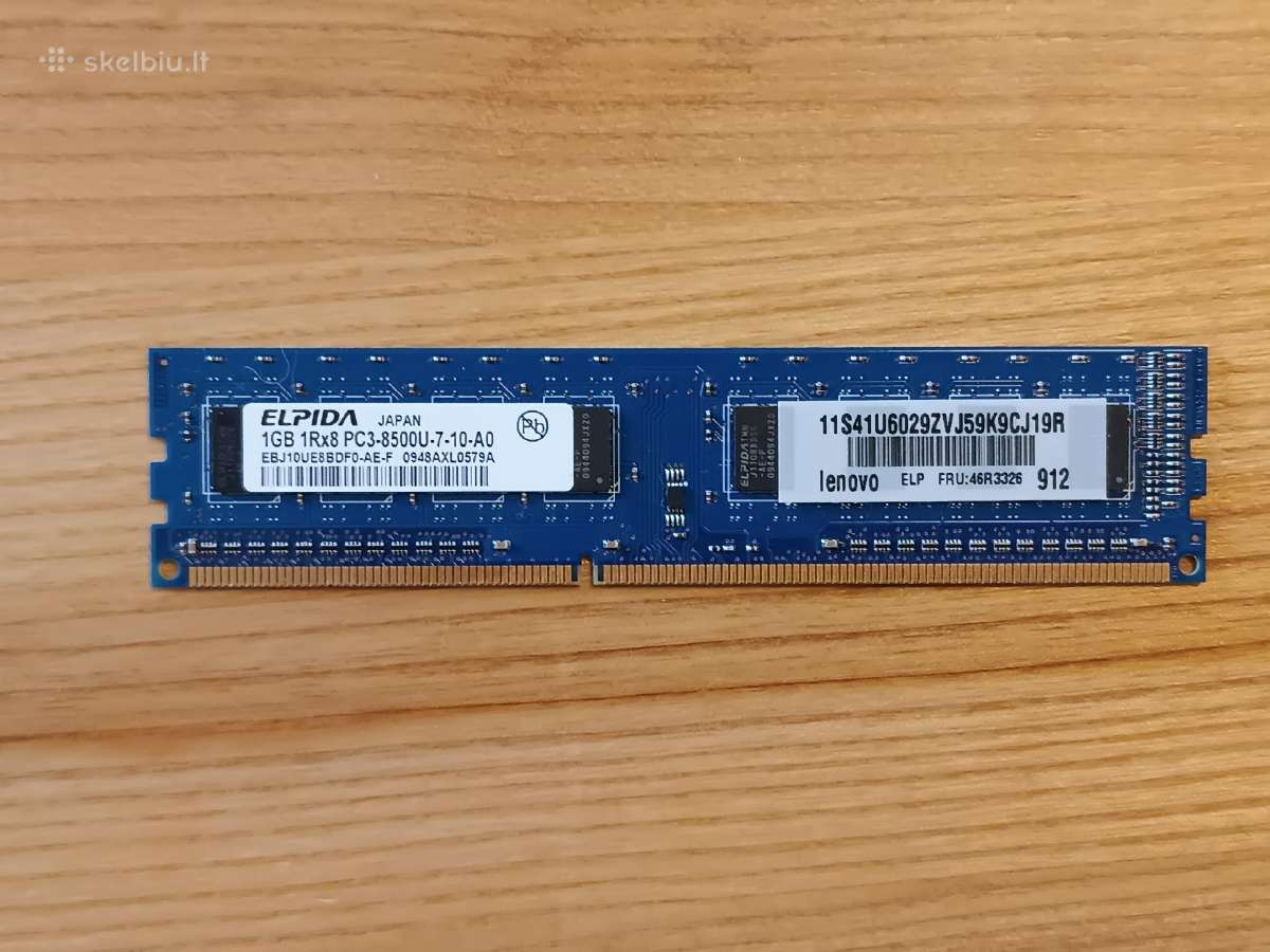 Ddr3 kompiuterio atmintis RAM - nuotraukos Nr. 5