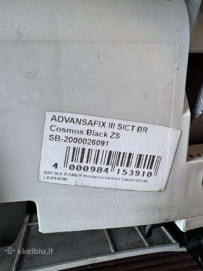 Britax Romer Advansafix III Sict Br. - nuotraukos Nr. 7