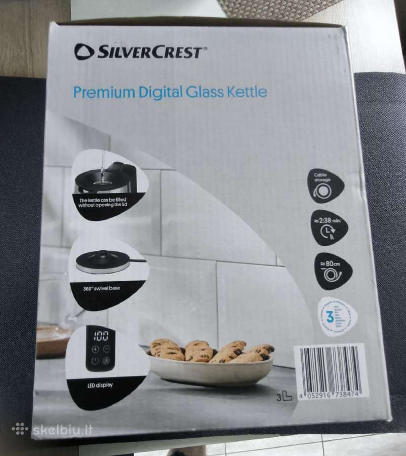 Premium" skaitmeninis stiklinis virdulys - nuotraukos Nr. 9