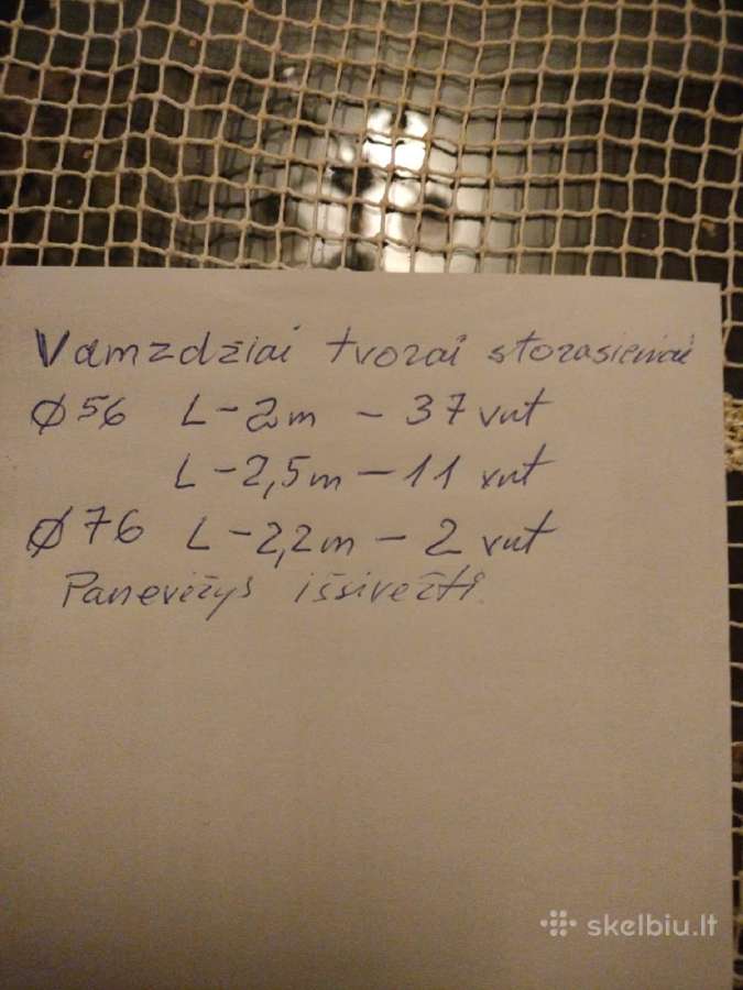 Vamzdžiai storasieniai tvorai - nuotraukos Nr. 6