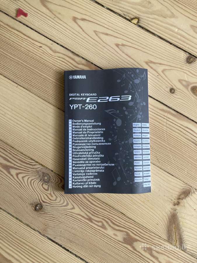 Yamaha Psr-e263 skaitmeninis pianinas. - nuotraukos Nr. 2