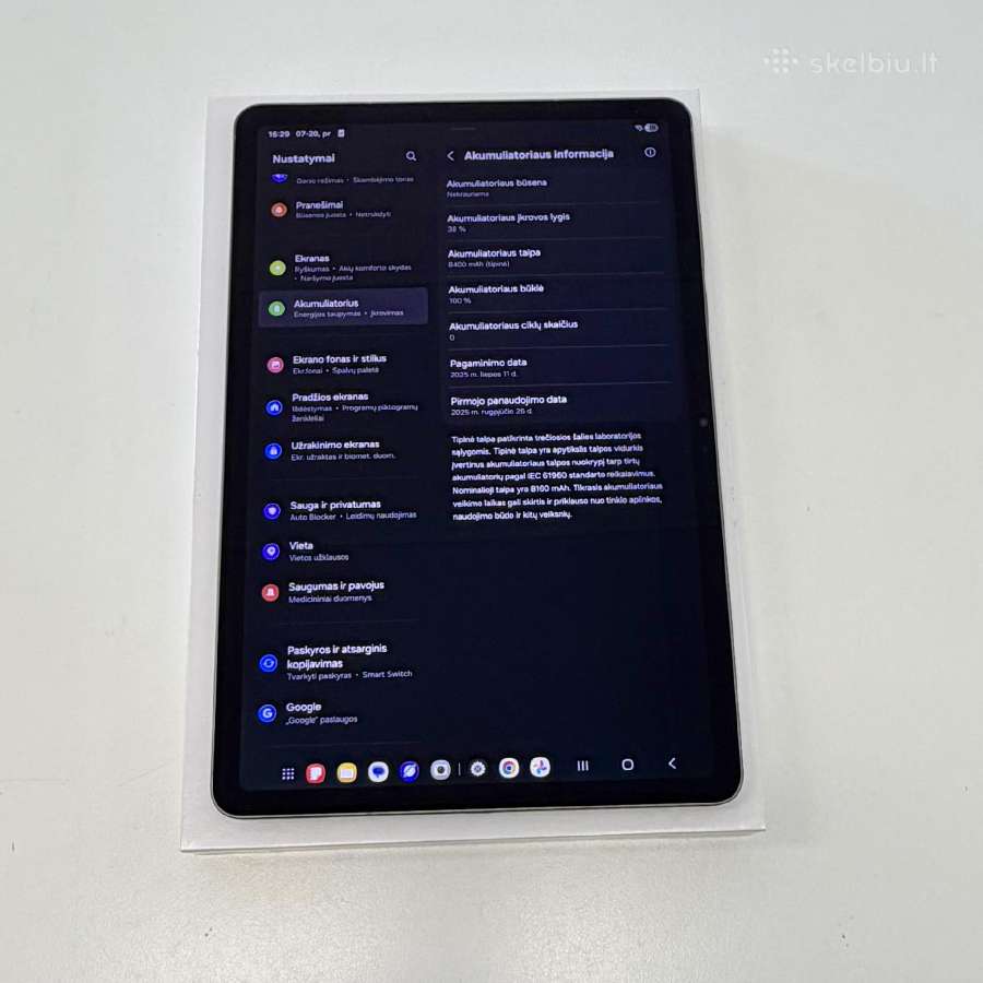 Samsung Tab S11 - nuotraukos Nr. 3